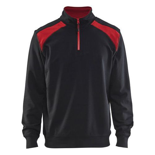 Sweat Camionneur Noir/rouge Taille S