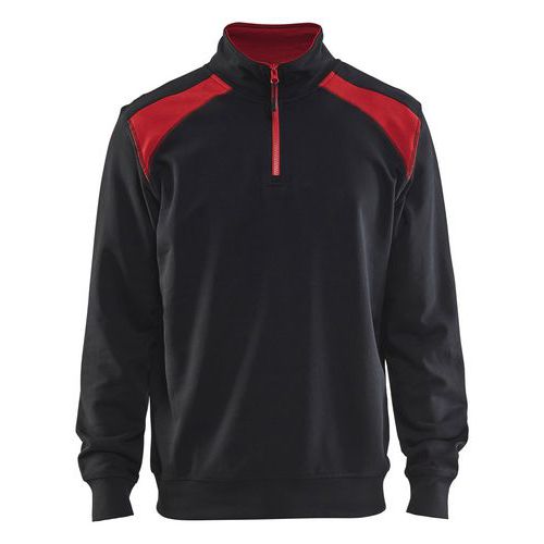 Sweat Camionneur Noir/rouge Taille Xs