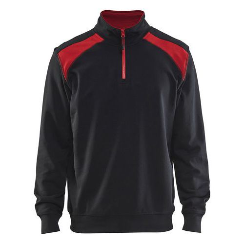 Sweat Camionneur Noir/rouge Taille Xxl