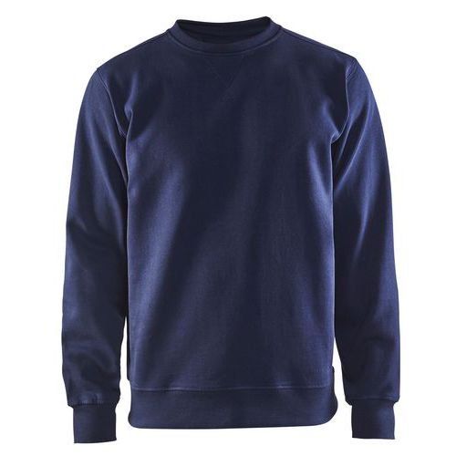Sweat Col Rond Marine Taille L