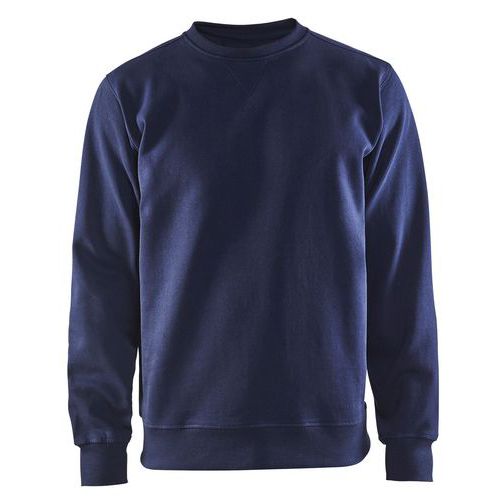 Sweat Col Rond Marine Taille M
