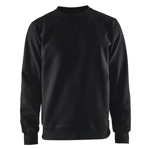 Sweat Col Rond Noir Taille 4xl