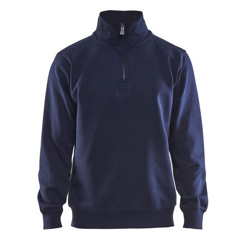 Sweat Col Camionneur Marine Taille Xxl