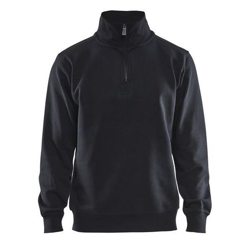 Sweat Col Camionneur Noir Taille 4xl