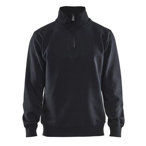Sweat Col Camionneur Noir Taille L