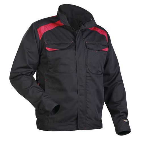 Veste De Travail Industrie Noir/rouge Taille M