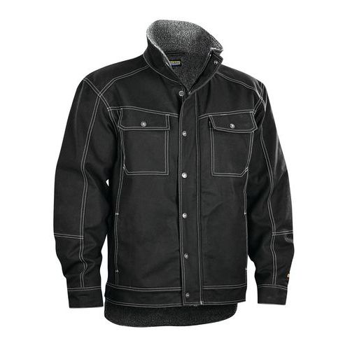 Veste De Travail Artisan Hiver Noir Taille Xxxl