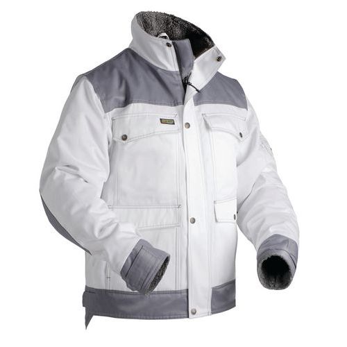 Veste De Travail Peintre Hiver Blanc/gris Taille M