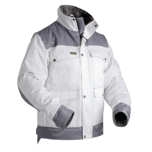 Veste De Travail Peintre Hiver Blanc/gris Taille Xl