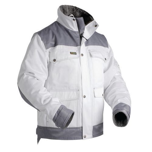 Veste De Travail Peintre Hiver Blanc/gris Taille Xxl