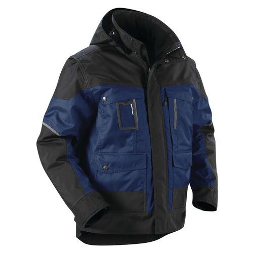 Veste à Capuche Hiver Marine/noir Taille Xl