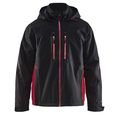 Veste Hiver Technique Noir/rouge Taille 4xl