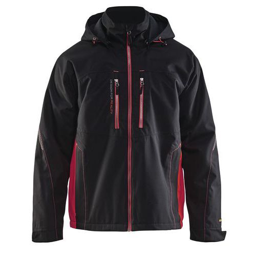 Veste Hiver Technique Noir/rouge Taille L