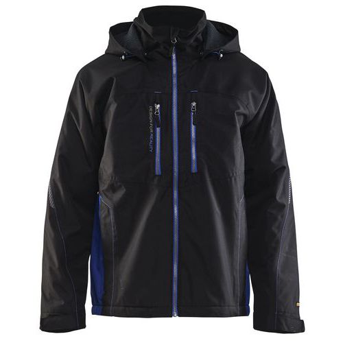 Veste Hiver Technique Noir/bleu Roi Taille 4xl