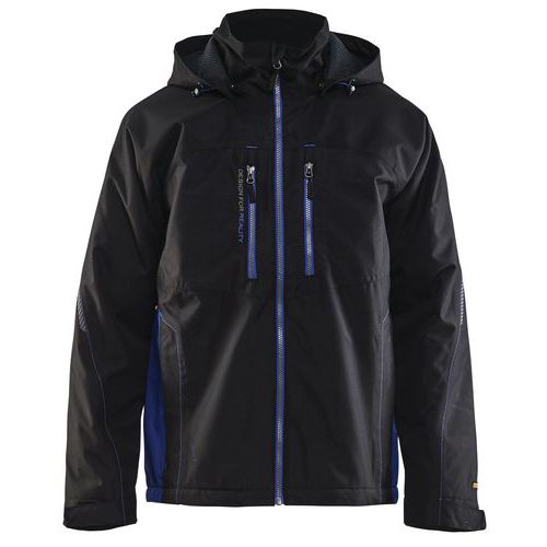Veste Hiver Technique Noir/bleu Roi Taille M - Homme