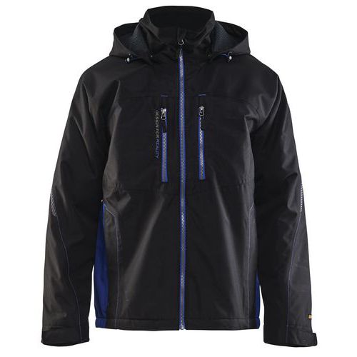 Veste Hiver Technique Noir/bleu Roi Taille S