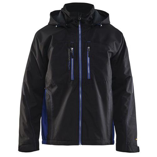 Veste Hiver Technique Noir/bleu Roi Taille Xl - Homme