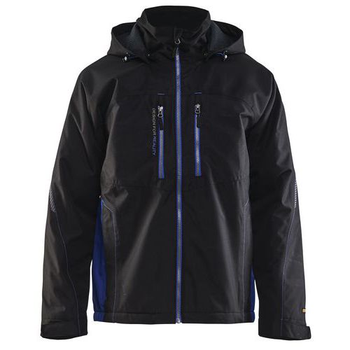 Veste Hiver Technique Noir/bleu Roi Taille Xs