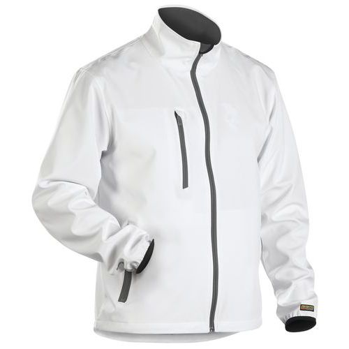 Veste Softshell Stretch+ Blanc/gris Taille S