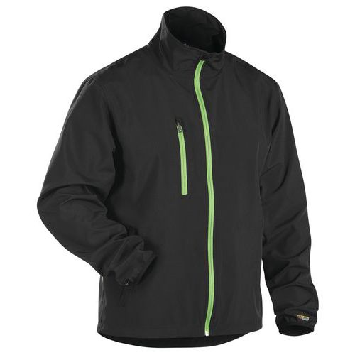 Veste Softshell Stretch+ Noir/vert Taille Xxxl