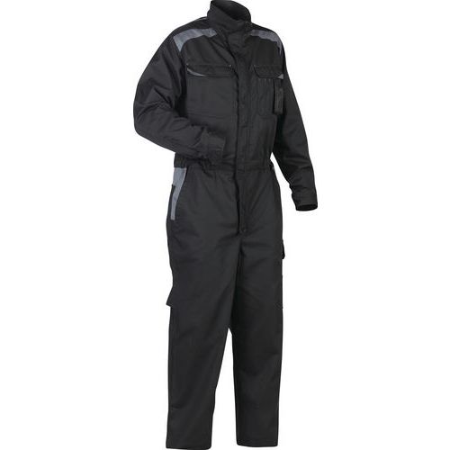 Combinaison De Travail Industrie Manches Longues Noir/gris Taille 56