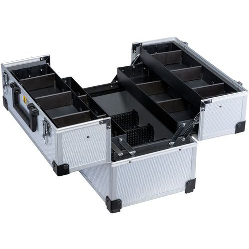 Valise à Outils Aluplus Tool L 36c Argenté 10l