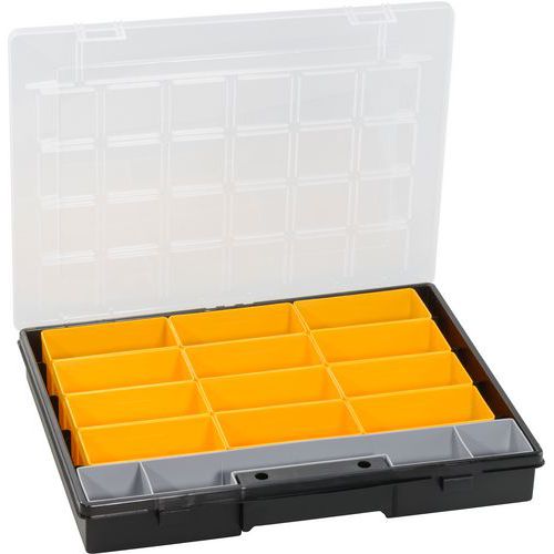 Mallette Compartimentée Europlus Flex Noire 37-15 à 13 Godets