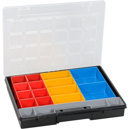 Mallette Compartimentée Europlus Flex Noire 37-17 à 15 Godets