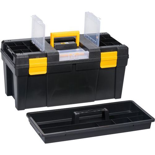 Caisse à Outils Mcplus Promo 23 Noire Et Jaune 33l