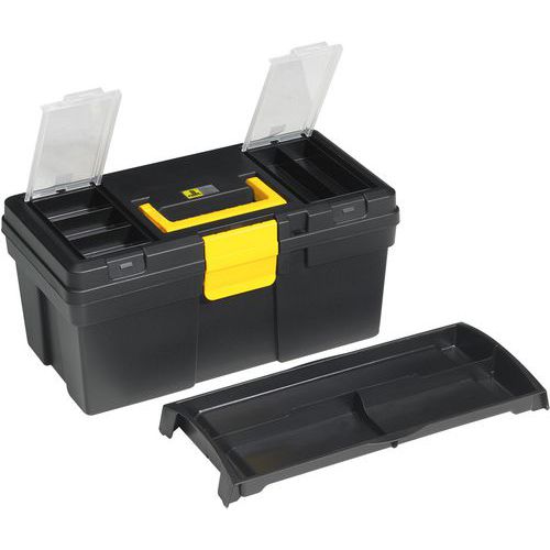 Caisse à Outils Mcplus Promo 16 Noire Et Jaune 12l