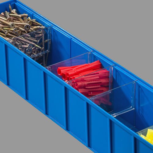 4 Séparateurs Transparents Profiplus Shelfbox Divider S