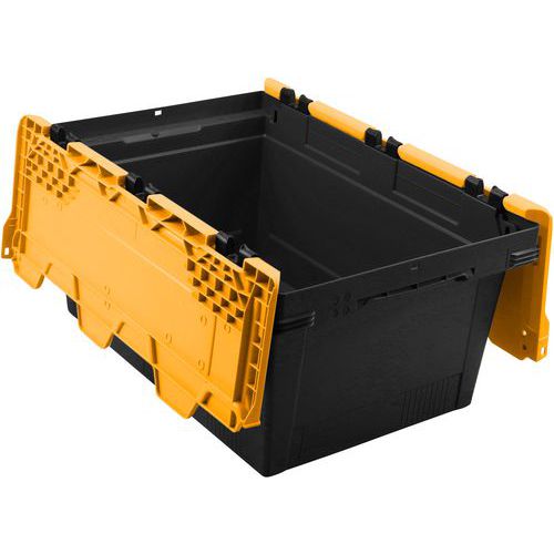 Bac De Transport à Couvercle Profiplus Crocolid 40/27 47l Jaune