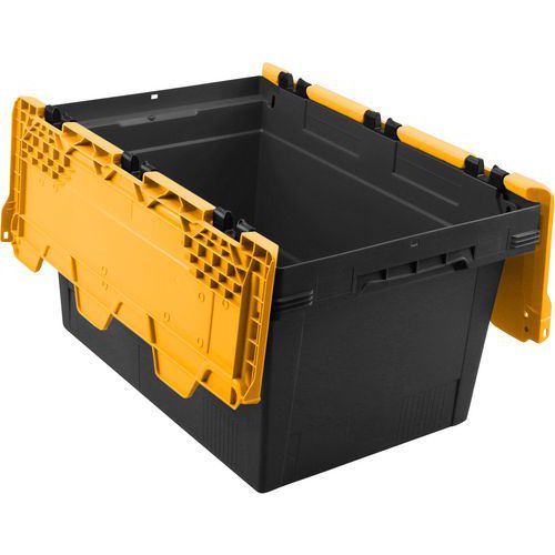 Bac De Transport à Couvercle Profiplus Crocolid 40/32 47l Jaune