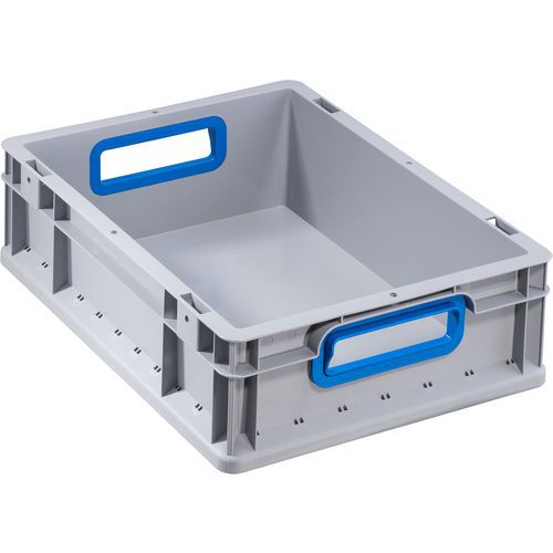 Bac Norme Europe Profiplus Eurobox à Poignée Ouverte 412 Bleu 11l