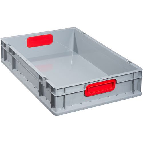 Bac Norme Europe Profiplus Eurobox à Poignée Fermée 612 Rouge 23l