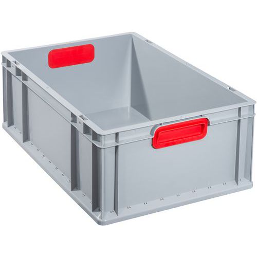 Bac Norme Europe Profiplus Eurobox à Poignée Fermée 622 Rouge 44l