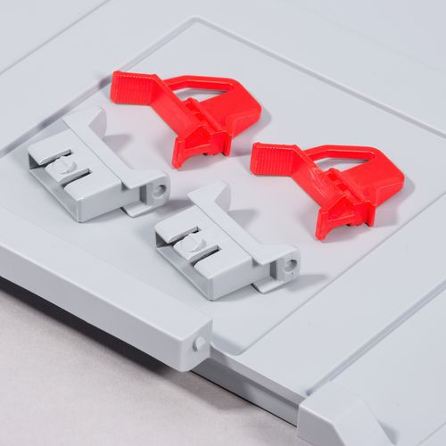 Kit Fermeture Rouge Profiplus Eurobox 4s Pour Couvercle Eurobox Lid S