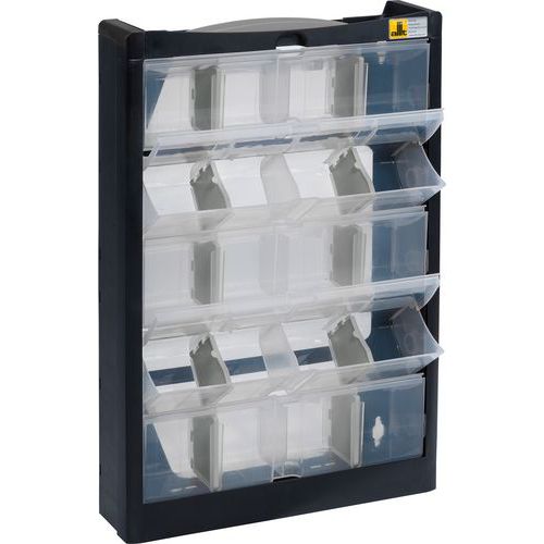 Bloc-tiroirs Varioplus Drawbox D à 5 Baquets Et 10 Séparateurs