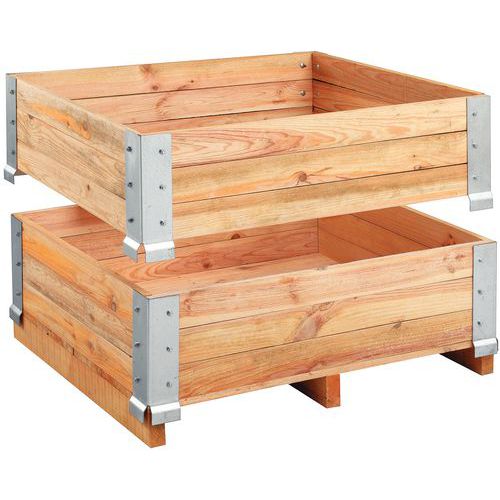 Rehausse-palette bois - Fixe - 1200 x 800 mm Rehausse-palette bois - Fixe - 1200 x 800 mm