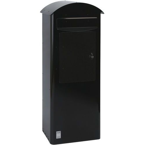 Boîte Aux Lettres Khartoum L35/h100cm Métal Noir