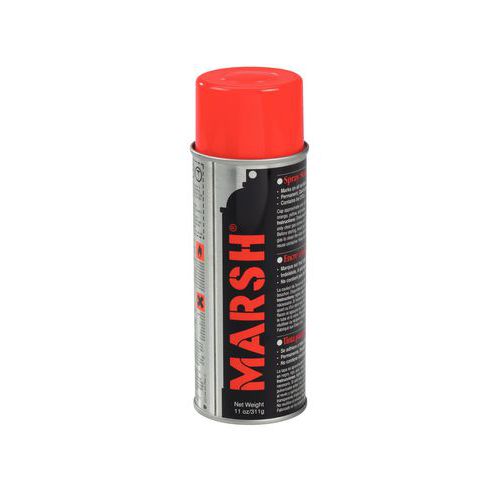 MSSC - Aérosol Marqueur Rouge 0.4L - Toutes Surfaces - Idéal Marquage Industriel