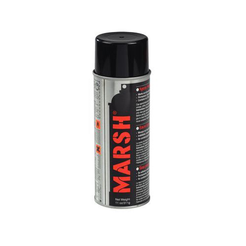 MSSC - Aérosol Encre Noir 0.4L - Marquage Toutes Surfaces - Résistant et Durable