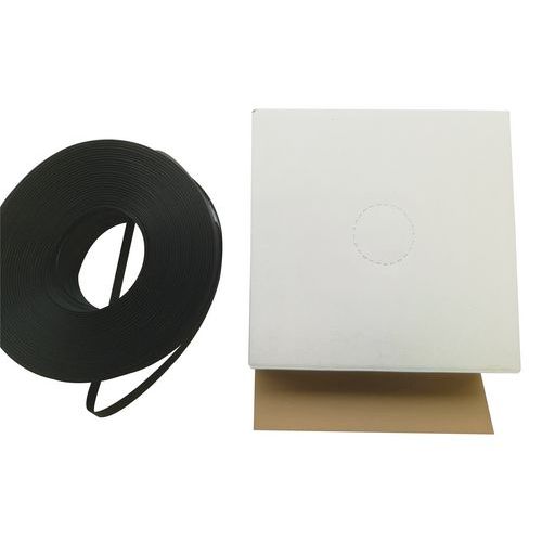 Pack TECPLAST 2 Feuillards Fil à Fil 16mm X 850m + 250 Boucles Offertes - Résistance 450kg, Polyester