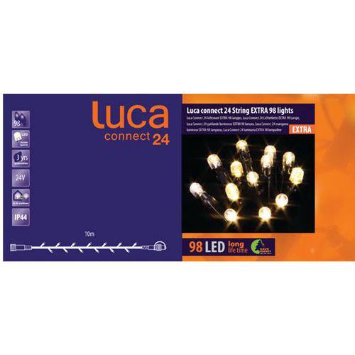 Éclairage Luca connect 24 - Rallonge câble 98 LED Éclairage Luca connect 24 - Rallonge câble 98 LED