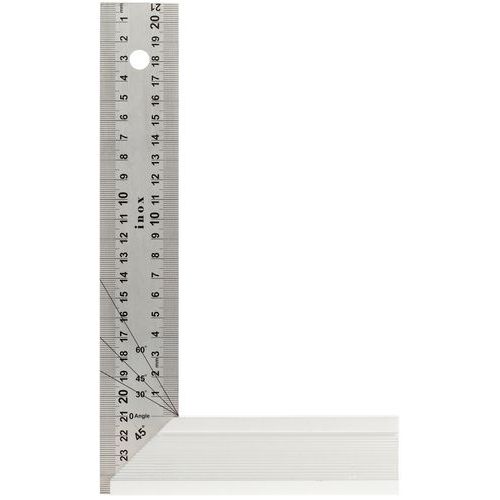 Équerre menuisier 30cm Acier MGS - Instrument de mesure précis et durable