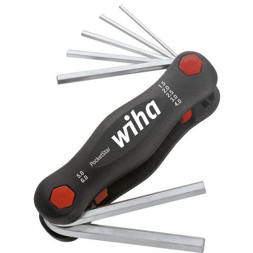 Clés 6 Pans En Ã‰tui Pliable Pocketstar