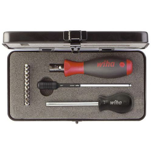 Jeu De 14 Pcs Tournevis Dynamométrique Réglable Torquevario-s