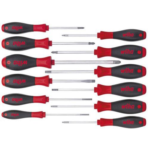 Jeu De 12 Tournevis Softfinish