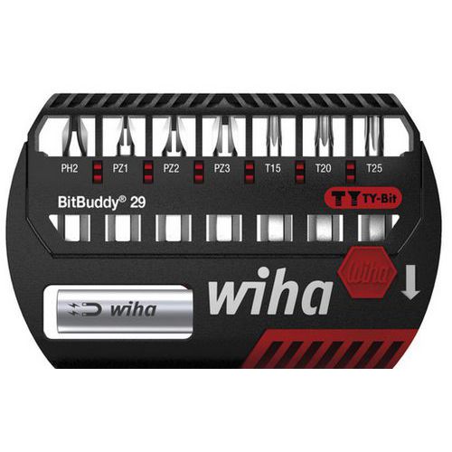 Jeu De 7 Embouts Ty 29mm En Bitbuddy Phillips Pozidriv Torx