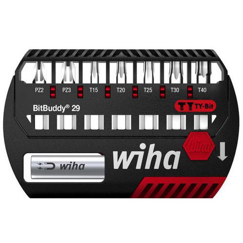 Jeu De 7 Embouts Ty 29mm En Bitbuddy Pozidriv Et Torx